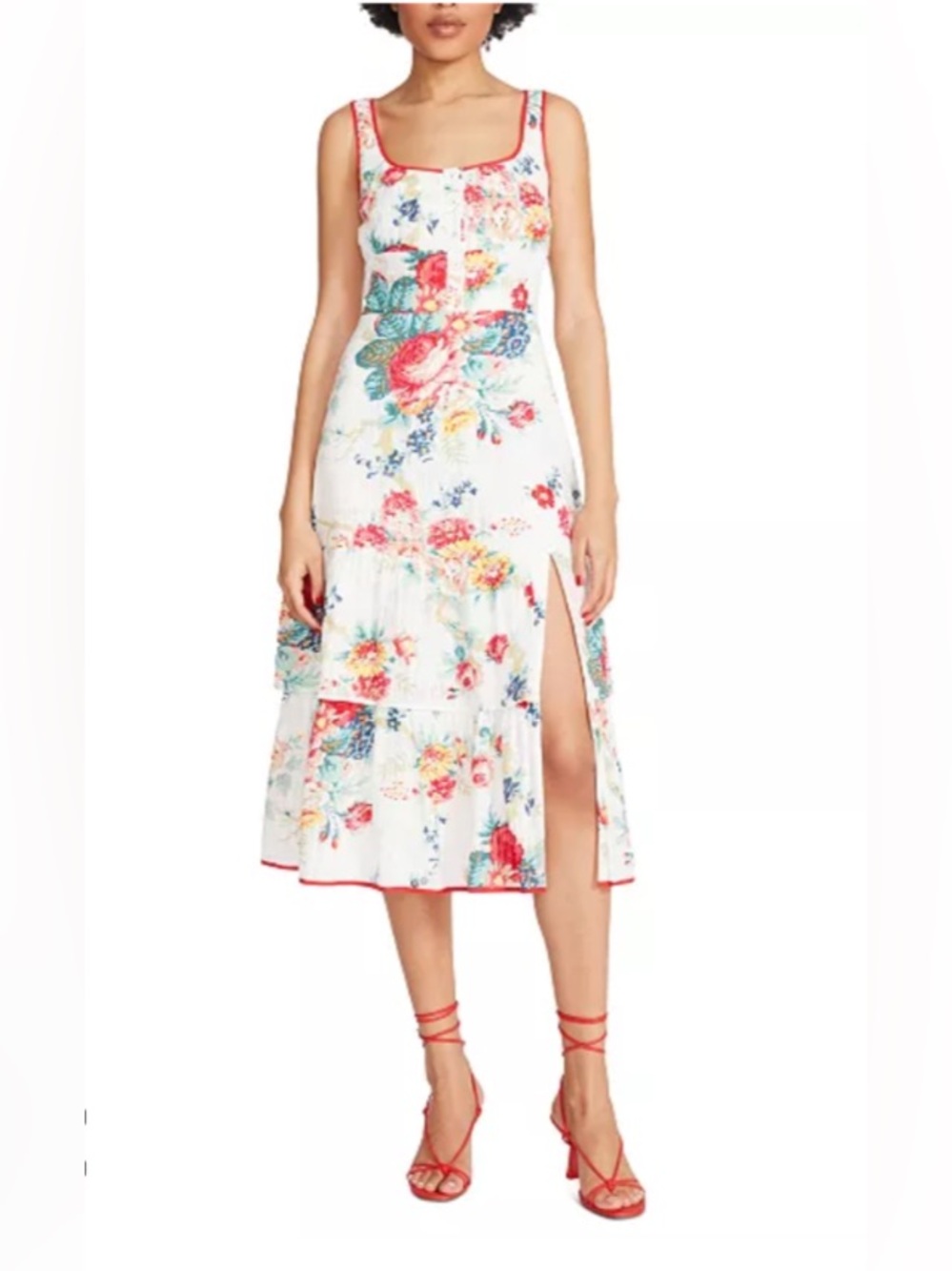 Betsey Johnson Riviera Floral Midi Dress
